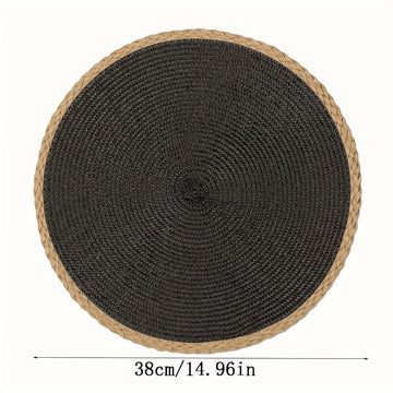 4/6 Piezas de Manteles Redondos, Temática Halloween, 15 Pulgadas Antideslizantes y Lavables para Uso en Interiores y Exteriores, Ideales para Bodas y Decoraciones de Fiestas