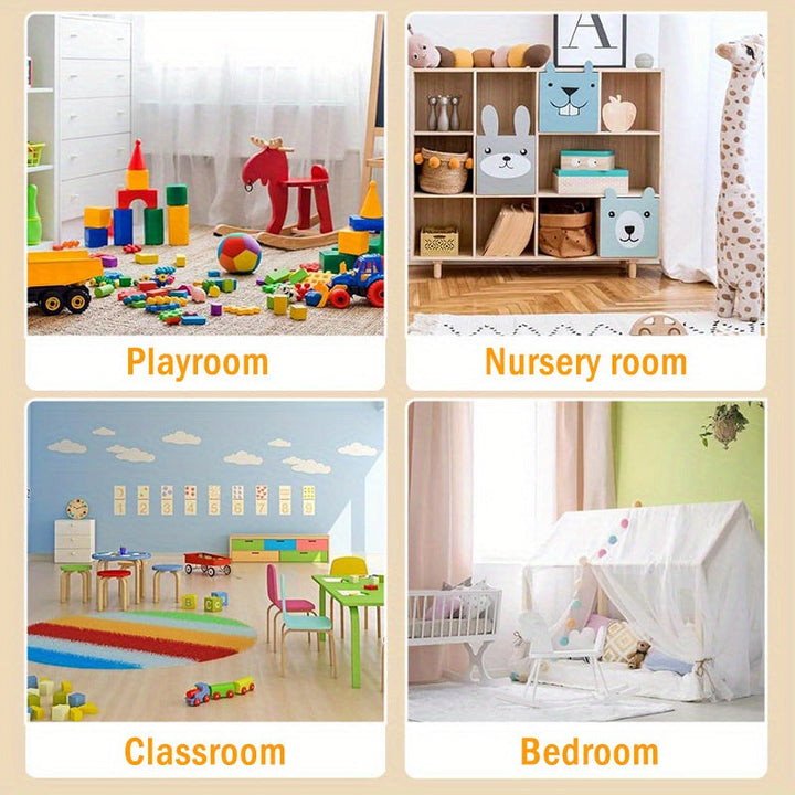 Estantería de Almacenamiento Verde Multinivel para Juguetes con 10 Escenas, Organizador Portátil y Versátil para Libros y Espacio Ahorrador