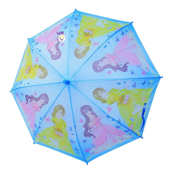 Sombrilla Paraguas Automático Infantil Princesas Silbato SPA01