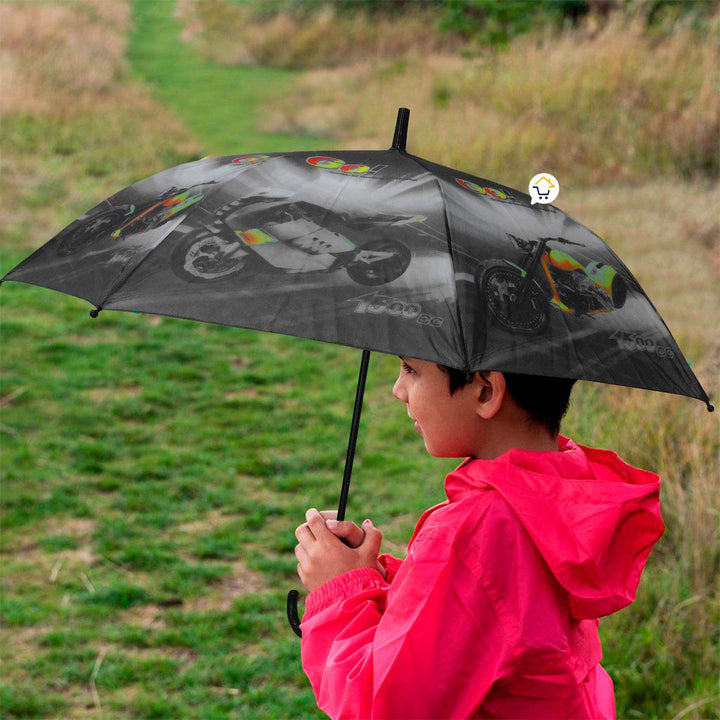 Sombrilla Paraguas Automático Infantil Vehículos Silbato SPA02