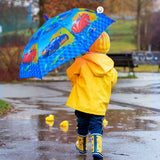 Sombrilla Paraguas Automático Infantil Vehículos Silbato SPA02