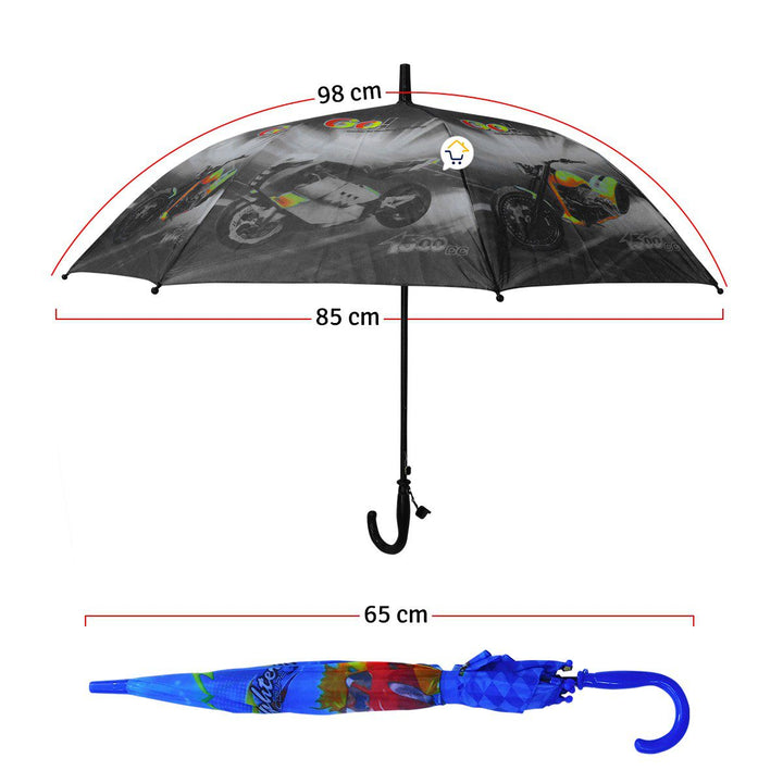Sombrilla Paraguas Automático Infantil Vehículos Silbato SPA02