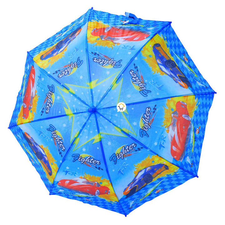 Sombrilla Paraguas Automático Infantil Vehículos Silbato SPA02
