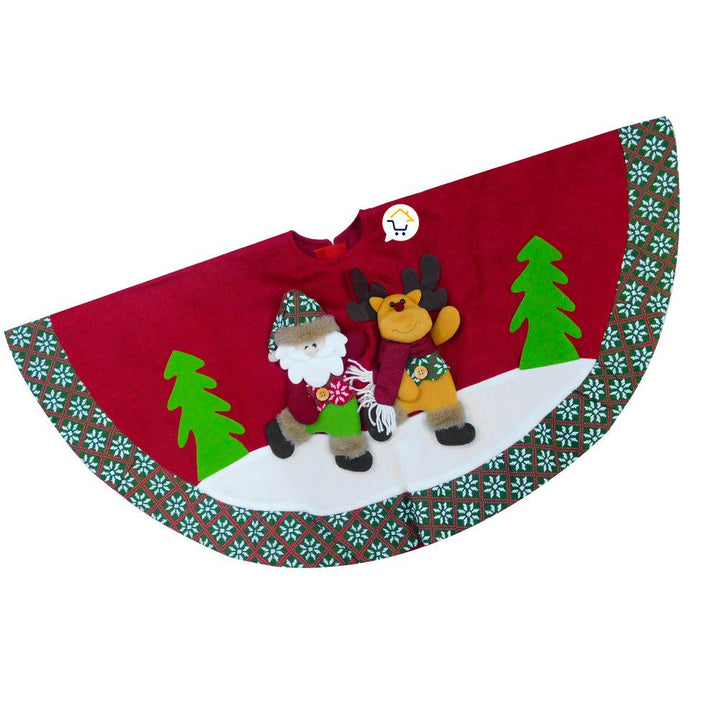 Pie De Árbol Falda Navideño Decoración Tapete FM001