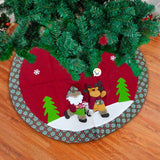 Pie De Árbol Falda Navideño Decoración Tapete FM001