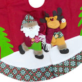 Pie De Árbol Falda Navideño Decoración Tapete FM001