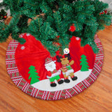 Pie De Árbol Falda Navideño Decoración Tapete FM001