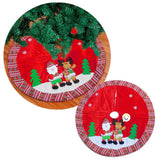 Pie De Árbol Falda Navideño Decoración Tapete FM001