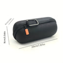 1 Pieza para for jbl Flip 3/4/5/6, Estuche de Altavoz de EVA - Bolsa de Transporte Protectora Resistente a Golpes con Asa, Bolsa de Almacenamiento Portátil para Exteriores, Negro, Cierre con Cremallera Seguro, Material de EVA Duradero, Estuche de Almacen