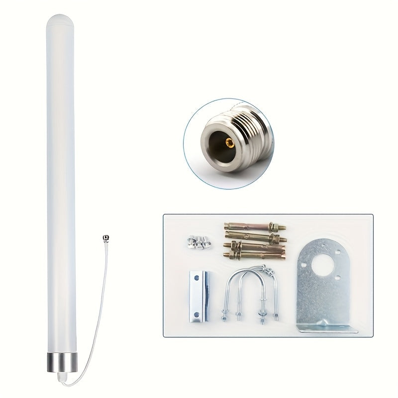 Antenas Omni Direccional 4G/LTE, Antena Celular Exterior para Amplificadores de Teléfono y Routers, 698-2700 MHz/12dBi, Compatible con Todas las Operadoras
