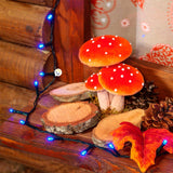 Extensión Luz LED Lineal 300 Luces 23 M Cable Verde Azul 300B