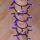 Extensión Luz LED Lineal 300 Luces 23 M Cable Verde Azul 300B