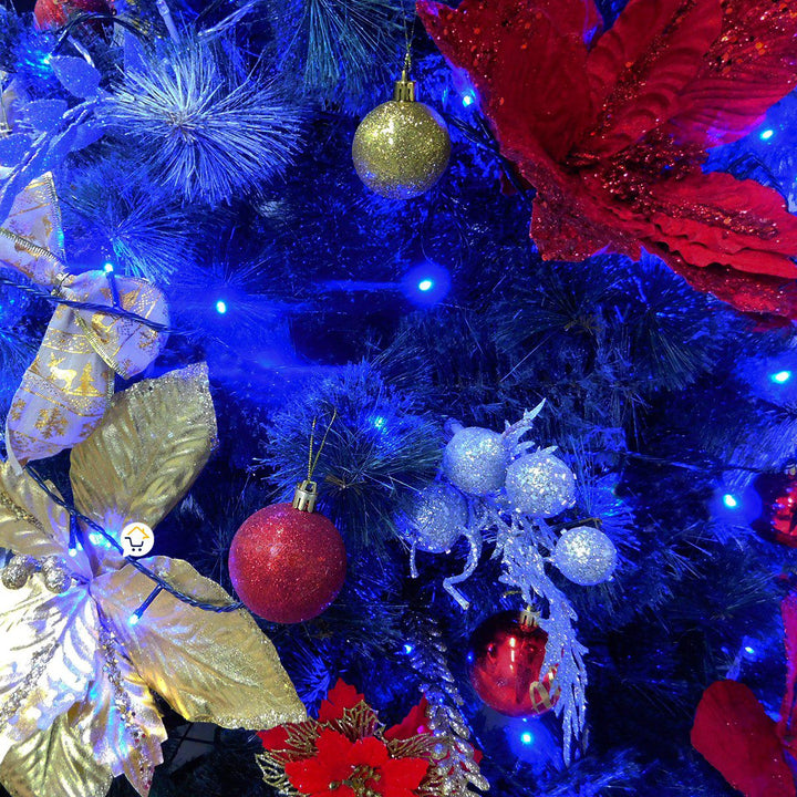 Extensión Luz LED Lineal 300 Luces 23 M Cable Verde Azul 300B