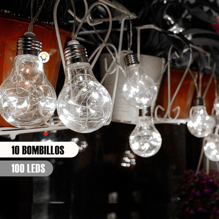 Extensión Bombillos X10 Decoración Navidad Micro Led Luces TX50Q-W