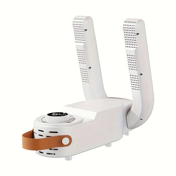 Secador de zapatos UV plegable, secado rápido por calor, control inteligente de temperatura constante, enchufe estadounidense de 110 V-130 V, desodorizante portátil con función de temporización automática para uso doméstico.