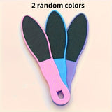 Lijadora de pies de plástico de doble cara con mango ergonómico - Remover manual para pieles muertas beige y verrugas, no necesita batería, herramienta portátil para eliminar pieles muertas beige para pies y manos, remover de pies, herramienta para elimi