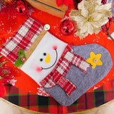 Bota Navideña Media Roja Decoración Navidad Colgante HH006