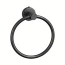 1pc Anillos De Toalla De Acero Inoxidable, Anillo De Toalla Redondo Para Baño Cocina, Toallero Montado En La Pared Barra De Toalla