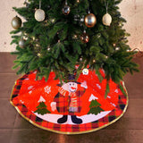 Pie De Árbol Mediano Navideño 56 cm Decoración Tapete JH19HT977