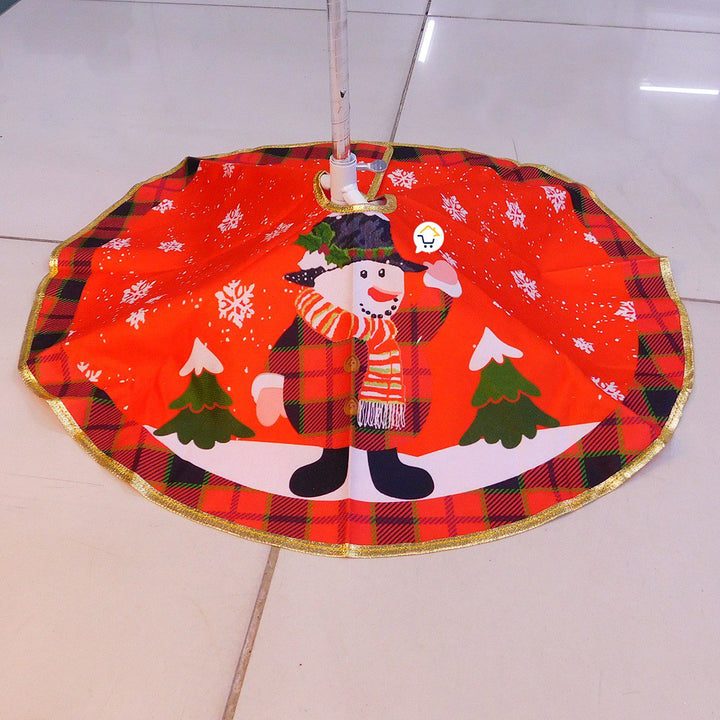 Pie De Árbol Mediano Navideño 56 cm Decoración Tapete JH19HT977
