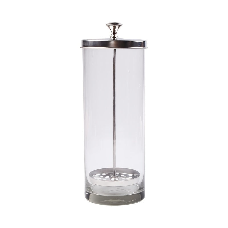 Vaso de Desinfección para Herramientas de Belleza, Botella de Desinfección para Salón de Peluquería, Suministros de Arte de Uñas, Vaso de Desinfección para Herramientas, Botella de Agua de Desinfección de Vidrio