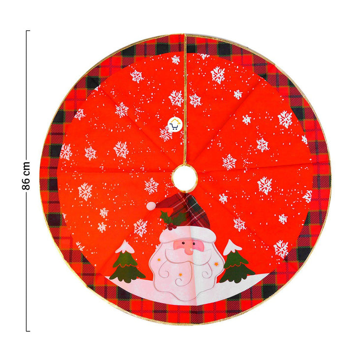 Pie De Árbol Grande Navideño 86 cm Decoración Tapete JH19HT989