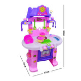 Cocina Infantil Grande Completa Con Luces Y Sonidos PF860