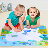 Tapete Mágico Vehículos Didáctico Marcadores Agua Juguete Infantil 639