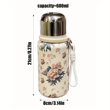 Una taza de aspirador de estilo y elegancia vintage, hecha de material duradero, con tapa y diseño portátil, perfecta para uso en casa o en la oficina, ideal como regalo de vacaciones o regalo de cumpleaños.