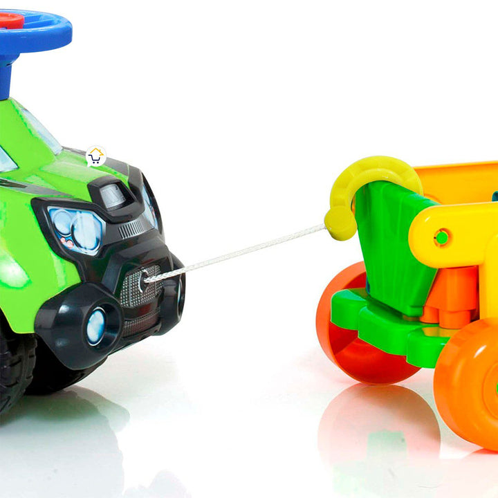 Vehículo Montable 3 En 1 Carro Paseador Juguete Infantil PF955