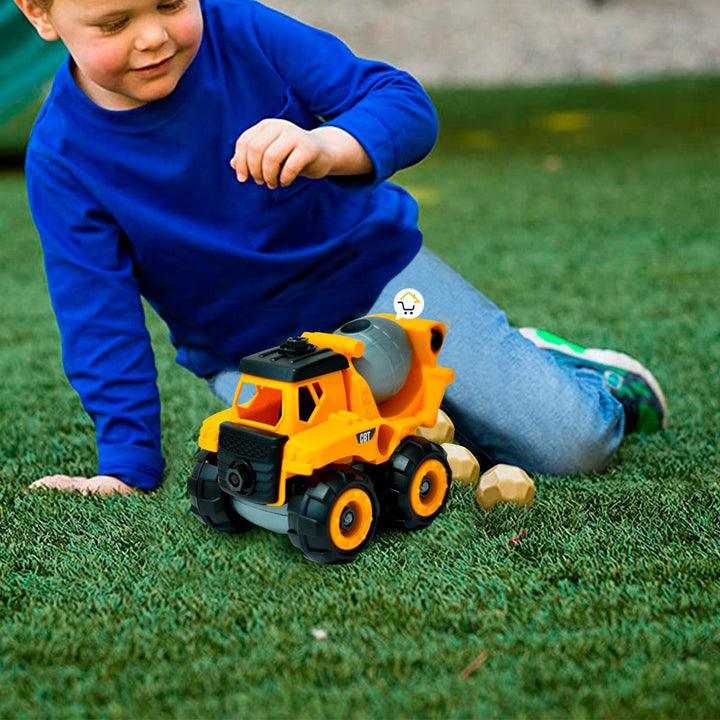 Volqueta Mezcladora Construcción Juguete Desarmable Niños PF116