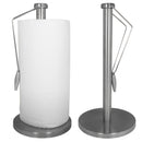 Soporte para toallas de papel de cocina Akimbo de acero inoxidable, soporte para rollos de papel higiénico de estilo europeo para baño