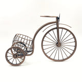 Soporte para Copas de Vino en Forma de Bicicleta de Hierro - Estante para Vinos al Revés con Acabado Dorado, Decoración Europea para Cocina y Comedor, Adorno Creativo para Armario de Vinos, Regalos para Amantes del Vino