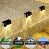 Juego de 10 luces solares LED para exteriores, ahorro de energía, sensor automático, fácil instalación, para patio y caminos