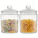 Tarros de Vidrio Herméticos de 32oz/64oz para Almacenamiento, Organizadores Apilables de Harina, Azúcar, Café y Especias – Tarros Multiusos para Cocina y Despensa