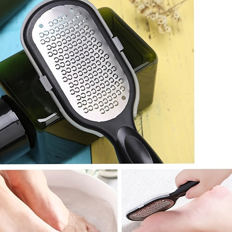 Dispositivo de exfoliación de pies para uso doméstico - Rápida molienda de queratina áspera y gruesa, cuidado y eliminación de talones, adecuado para pies secos y húmedos.