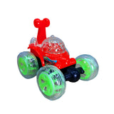 Carro Loco de Juguete Giratorio Control Remoto Luces y Sonido 9802M-9