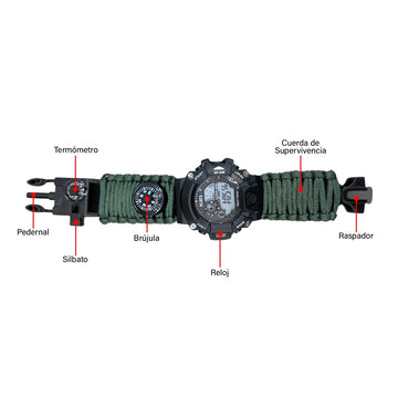 Reloj Multifuncional de Supervivencia SAMI-002