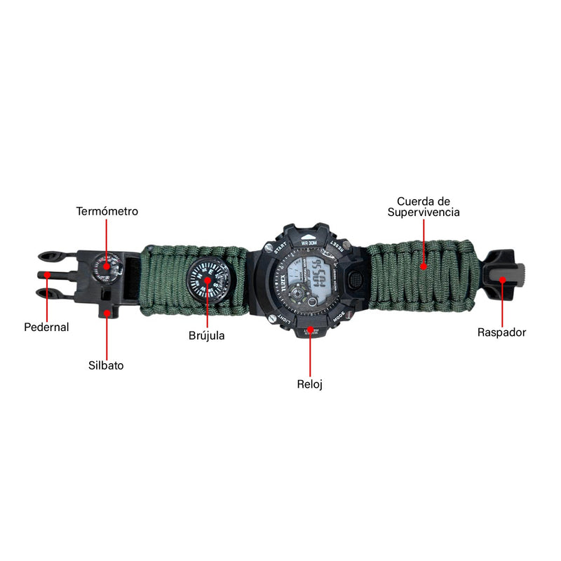 Reloj Multifuncional de Supervivencia SAMI-002