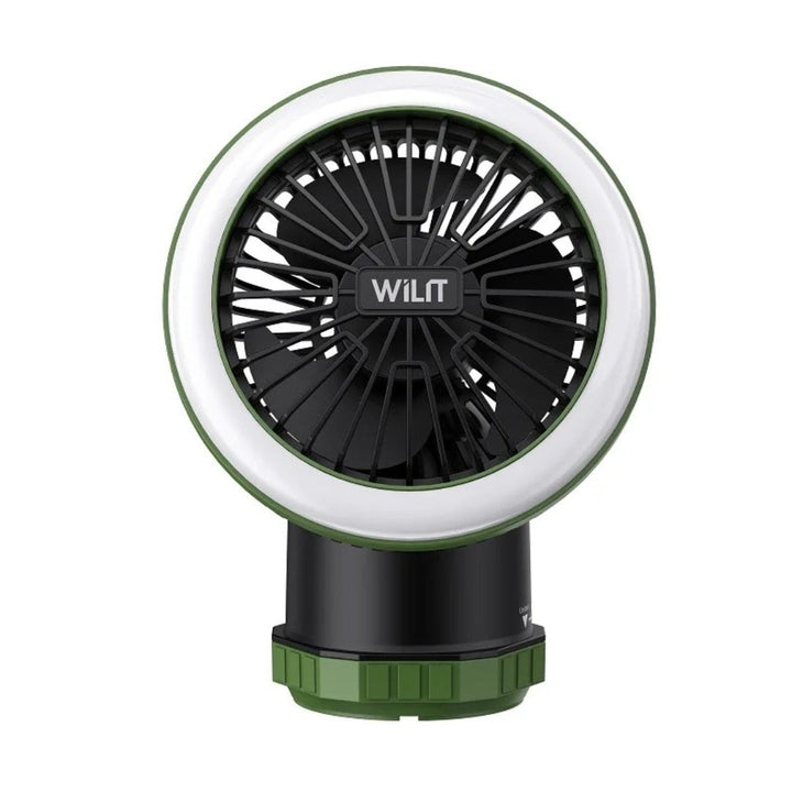 Mini Ventilador Para Camping Recargable Con Luz Led B19