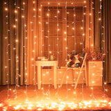 Luces Cascada 3X3 Metros 320 LED Navidad Interior Exterior 3X3-320L