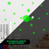 Figuras Luminosas 3D Fluorescentes Noche Dormitorio Hogar FIG006