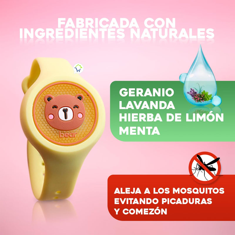 Manilla Repelente De Mosquitos Pulsera LED Anti Insectos TV16