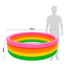PISCINA INFLABLE ARCO IRIS