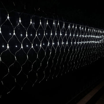 Luces Led Malla Blanca 240 Luces Decoración Navidad 4x1 Metros 2141