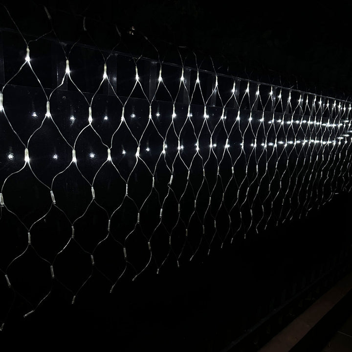 Luces Led Malla Blanca 240 Luces Decoración Navidad 4x1 Metros 2141