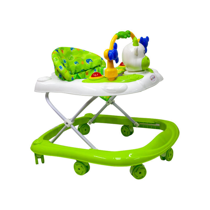 CAMINADOR CON DISEÑO DE VAQUITA Y JUGUETES INTERACTIVOS Y-W5002 MUNBE VERDE