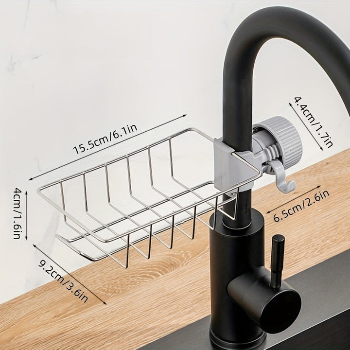 Organizador de Acero Inoxidable para Fregadero para Esponjas