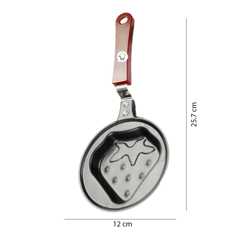Set x2 Sartén Antiadherente Molde Figuras Cacerola Huevos Panqueques PHP0067