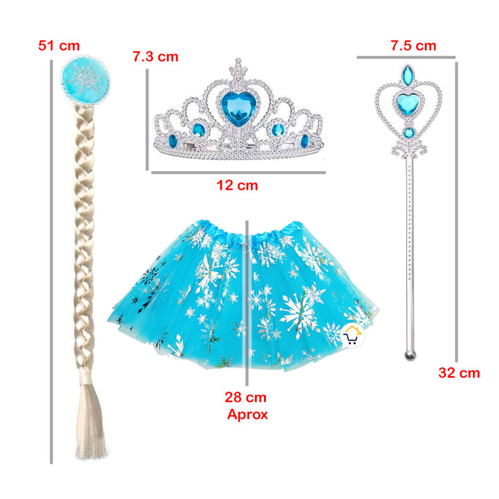 Disfraz Princesa Accesorios Halloween Niñas Fiesta de Disfraces TP345